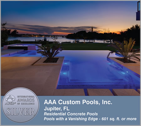 AAA Custom Pools, Inc Award winning icon